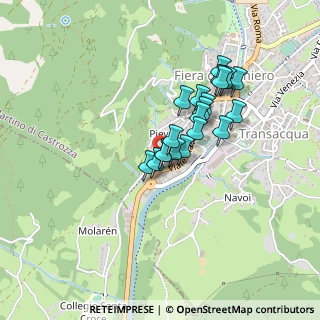 Mappa Viale Piave, 38054 Transacqua TN, Italia (0.3185)