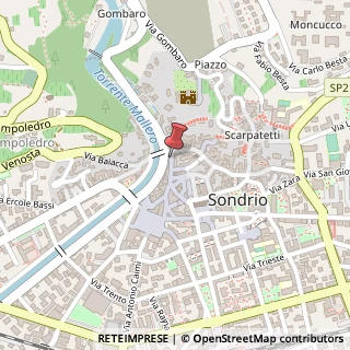 Mappa Via Beccaria, 23, 23100 Sondrio, Sondrio (Lombardia)
