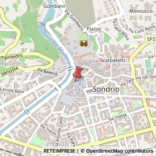 Mappa Via Dante Alighieri, 25, 23100 Sondrio, Sondrio (Lombardia)