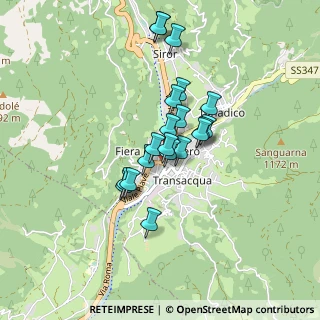 Mappa San Martino di Castrozza TN IT, 38054 Fiera di Primiero TN, Italia (0.642)
