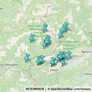 Mappa Via Fiume, 38054 Fiera di Primiero TN, Italia (13.2345)