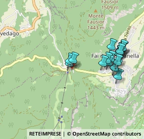 Mappa Passo Santel, 38010 Fai della Paganella TN, Italia (0.975)