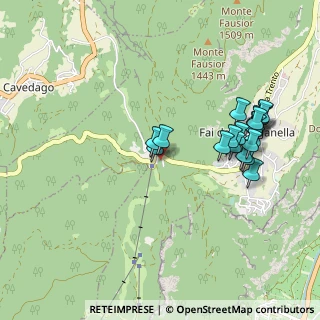 Mappa Passo Santel, 38010 Fai della Paganella TN, Italia (0.975)