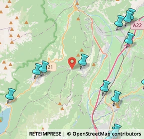 Mappa Passo Santel, 38010 Fai della Paganella TN, Italia (6.30071)