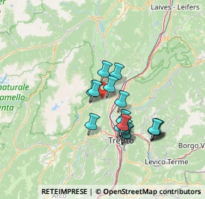 Mappa Passo Santel, 38010 Fai della Paganella TN, Italia (11.34294)