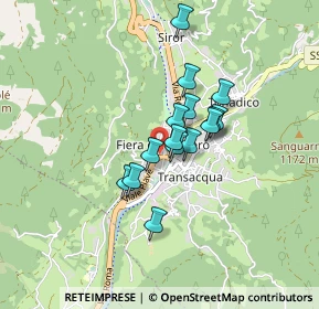 Mappa Località Primiero, 38054 Fiera di Primiero TN, Italia (0.57933)