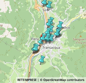 Mappa Località Primiero, 38054 Fiera di Primiero TN, Italia (0.6585)