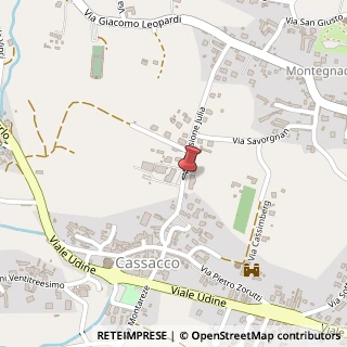 Mappa Via Divisione Julia, 10, 33010 Cassacco, Udine (Friuli-Venezia Giulia)