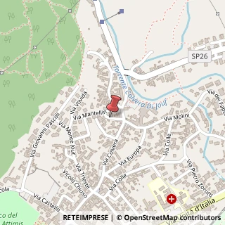 Mappa Vicolo Frisanco, 8, 33085 Maniago, Pordenone (Friuli-Venezia Giulia)
