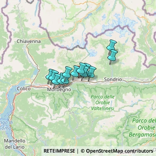 Mappa Via S. Cristoforo, 23010 Buglio in Monte SO, Italia (7.99231)
