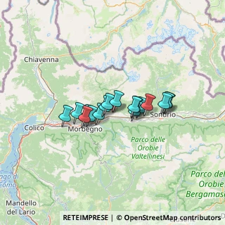 Mappa Via S. Cristoforo, 23010 Buglio in Monte SO, Italia (8.84647)