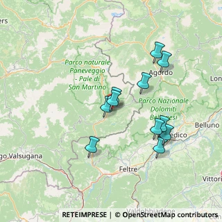 Mappa Via Sanguarna, 38054 Transacqua TN, Italia (12.79273)