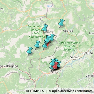 Mappa Via Sanguarna, 38054 Transacqua TN, Italia (13.5025)