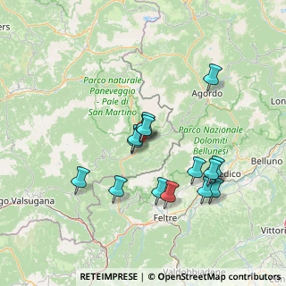 Mappa Via Sanguarna, 38054 Transacqua TN, Italia (12.75933)