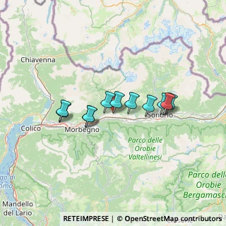 Mappa Via Pier Luigi Nervi, 23010 Buglio in Monte SO, Italia (10.38727)