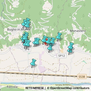 Mappa Via P. L. Nervi, 23010 Buglio in Monte SO, Italia (0.8375)
