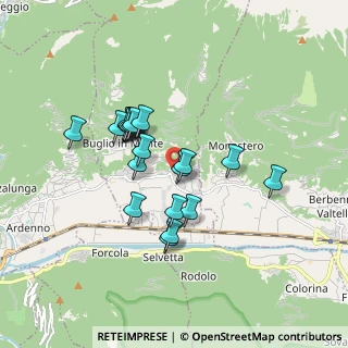 Mappa Via P. L. Nervi, 23010 Buglio in Monte SO, Italia (1.4175)