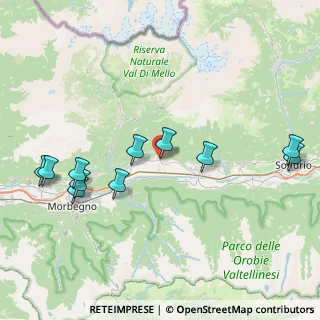 Mappa Via P. L. Nervi, 23010 Buglio in Monte SO, Italia (8.85364)