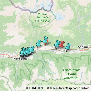 Mappa Via P. L. Nervi, 23010 Buglio in Monte SO, Italia (7.14067)