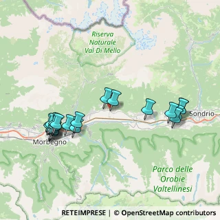 Mappa Via Pier Luigi Nervi, 23010 Buglio in Monte SO, Italia (8.537)