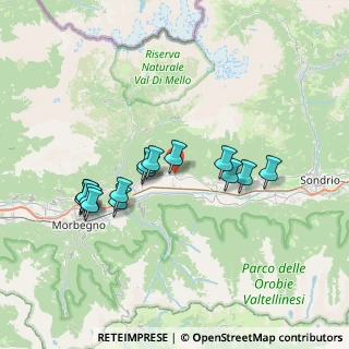 Mappa Via P. L. Nervi, 23010 Buglio in Monte SO, Italia (6.54667)
