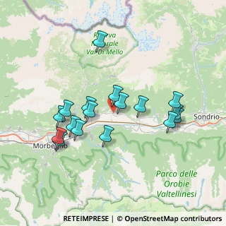 Mappa Via S. Sisto, 23010 Buglio in Monte SO, Italia (6.81471)