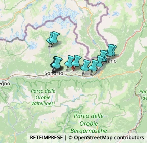 Mappa Via Senatore Enrico Guicciardi, 23026 Ponte in Valtellina SO, Italia (9.14938)