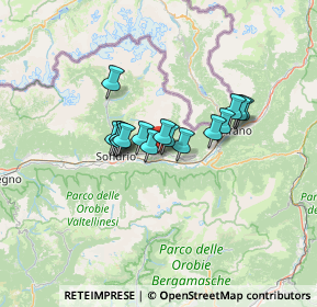 Mappa Via Senatore Enrico Guicciardi, 23026 Ponte in Valtellina SO, Italia (8.47438)