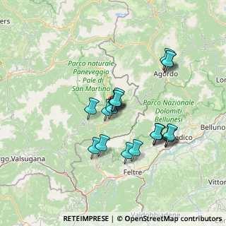 Mappa Via delle Fonti, 38054 Transacqua TN, Italia (11.9585)