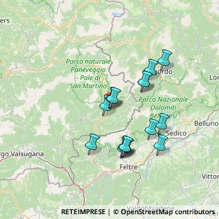 Mappa Via delle Fonti, 38054 Transacqua TN, Italia (12.72867)