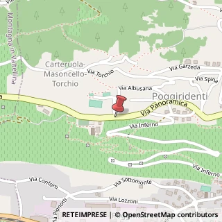 Mappa Via Panoramica,  11, 23020 Poggiridenti, Sondrio (Lombardia)