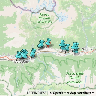 Mappa Via Martel, 23010 Buglio in Monte SO, Italia (7.5435)