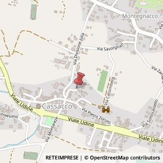 Mappa Via Bortoluzzi, 10, 33010 Cassacco, Udine (Friuli-Venezia Giulia)