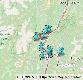 Mappa Via Cesare Battisti, 38010 Fai della Paganella TN, Italia (9.50846)