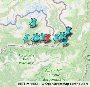 Mappa Via Renzo Giuliani, 23026 Ponte In Valtellina SO, Italia (10.2665)