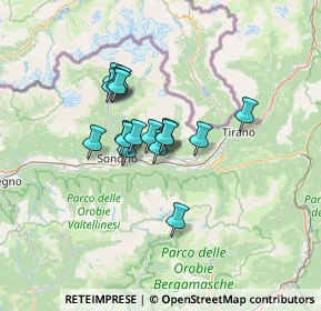 Mappa Via Renzo Giuliani, 23026 Ponte In Valtellina SO, Italia (9.15471)