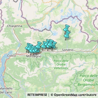 Mappa Via Gatti, 23010 Berbenno di Valtellina SO, Italia (8.67615)