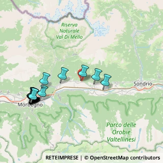 Mappa Via Gatti, 23010 Berbenno di Valtellina SO, Italia (9.6685)