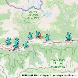 Mappa Via Gatti, 23010 Berbenno di Valtellina SO, Italia (9.39091)
