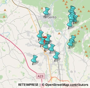 Mappa Via della Ferrovia, 33019 Tricesimo UD, Italia (3.7875)