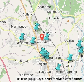 Mappa Via della Ferrovia, 33019 Tricesimo UD, Italia (2.06182)