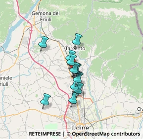 Mappa Via della Ferrovia, 33019 Tricesimo UD, Italia (4.4125)
