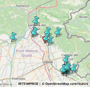 Mappa Via della Ferrovia, 33019 Tricesimo UD, Italia (17.25176)