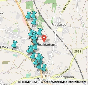 Mappa Via della Ferrovia, 33019 Tricesimo UD, Italia (0.856)
