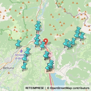 Mappa Via Cadola, 32014 Ponte nelle Alpi BL, Italia (4.151)