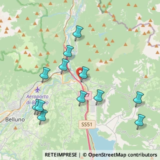 Mappa Via Cadola, 32014 Ponte nelle Alpi BL, Italia (4.335)