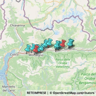 Mappa Via San Cristoforo, 23010 Buglio in Monte SO, Italia (8.80529)