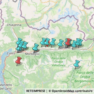 Mappa Via Giardini, 23010 Berbenno di Valtellina SO, Italia (15.619)