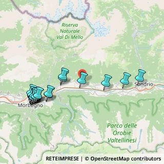 Mappa Via Giardini, 23010 Berbenno di Valtellina SO, Italia (9.3915)
