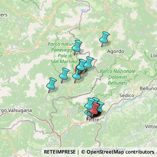 Mappa Via E, 38054 Fiera di Primiero TN, Italia (13.5205)